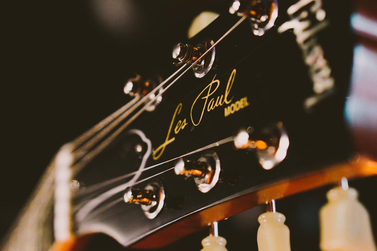 A vintage Gibson Les Paul guitar, representing the storied history of Gibson Guitars.