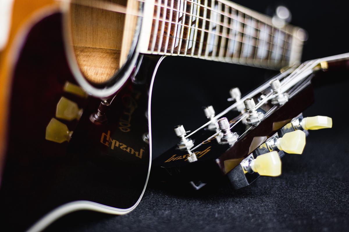 Image of the Gibson Hummingbird guitar, showcasing its exquisite design and craftsmanship.